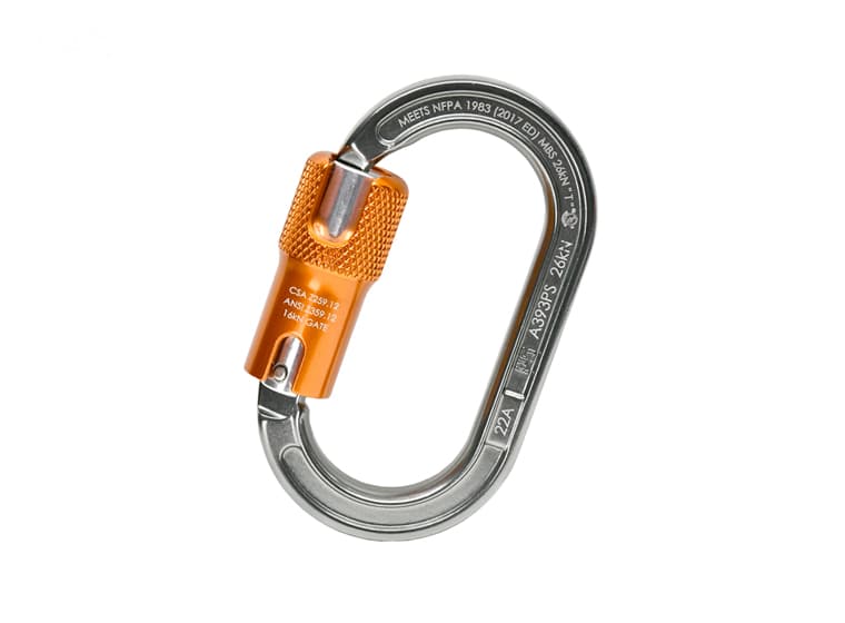 17276 TWIST LOCK OVAL CARABINER PRO CLIMB