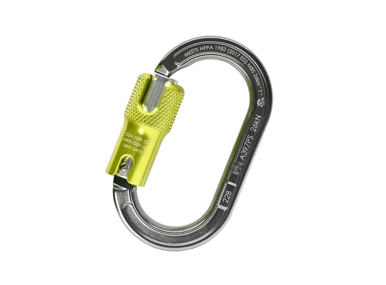 17277 TRIPLE LOCK OVAL CARABINER PRO CLIMB