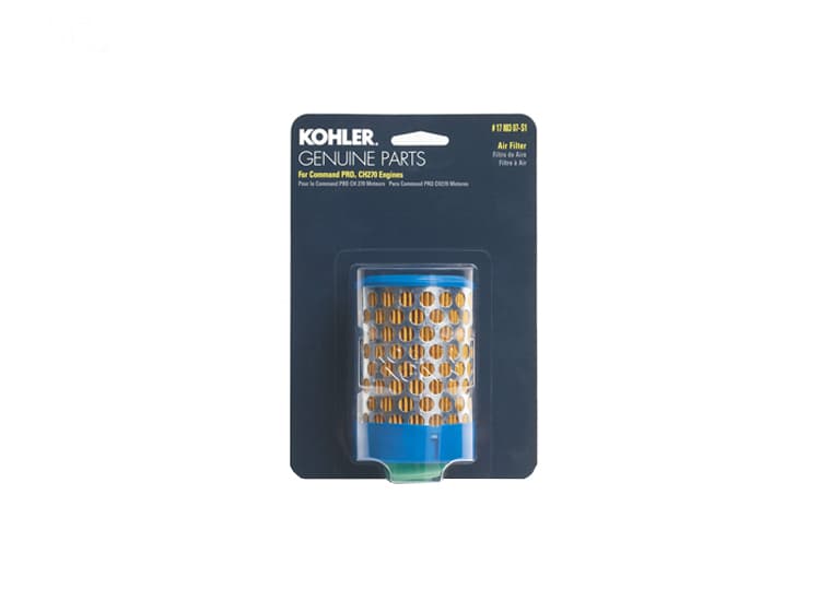 1788307S1 CARDED OEM AIR FILTER KIT KOHLER 17 883