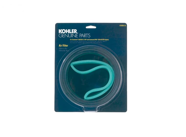 2488303S1 CARDED OEM AIR FILTER KIT KOHLER 24 883