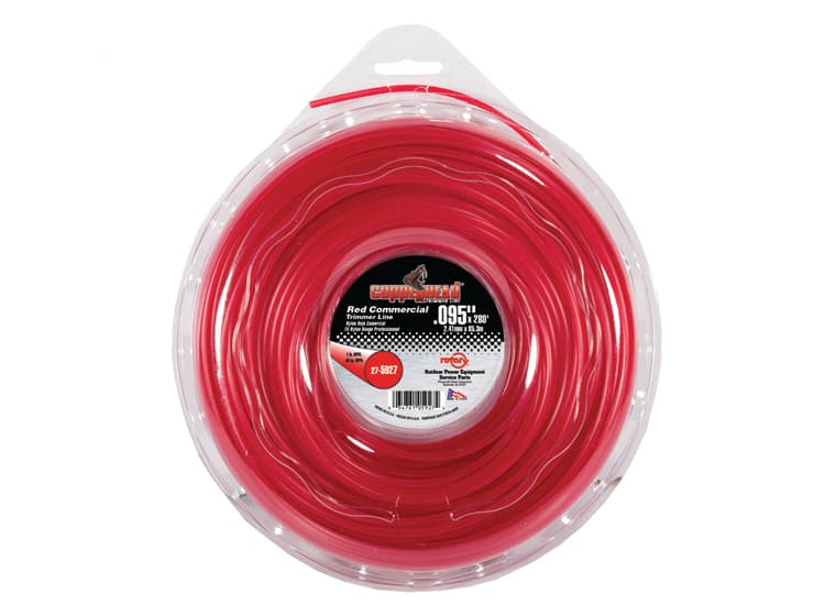 5927 TRIMMER LINE .095 X 1 LB. DONUT RED COMMERCIAL