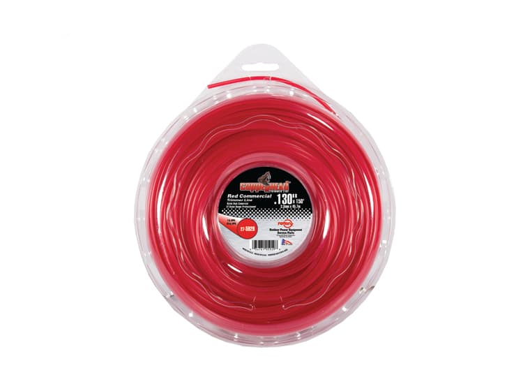 5929 TRIMMER LINE .130 X 1 LB. DONUT RED COMMERCIAL