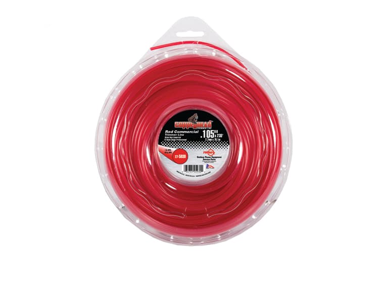 5930 TRIMMER LINE .105 X 1 LB. DONUT RED COMMERCIAL