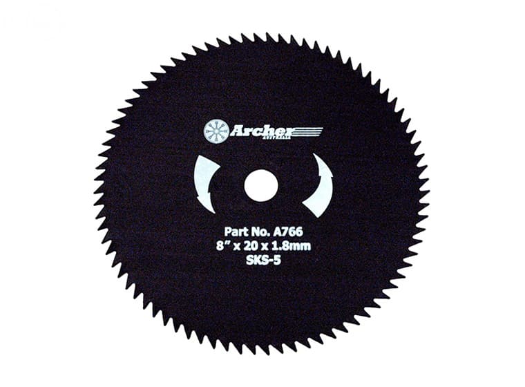 5959 BRUSHCUTTER BLADE 8" X 20MM 80T