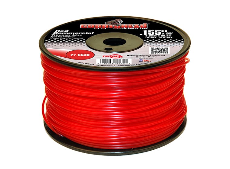 6530 TRIMMER LINE .155 1 LB. SPOOL RED COMMERCIAL