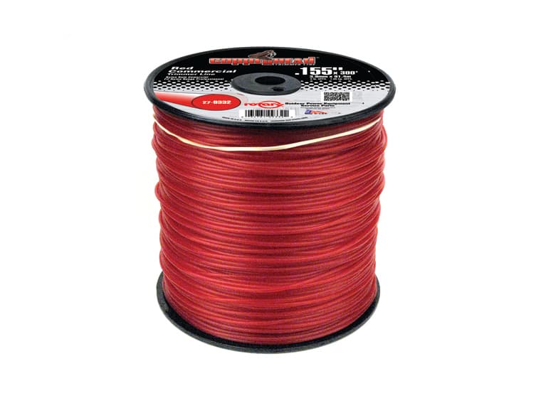 9332 TRIMMER LINE .155 3 LB SPOOL RED COMMERCIAL