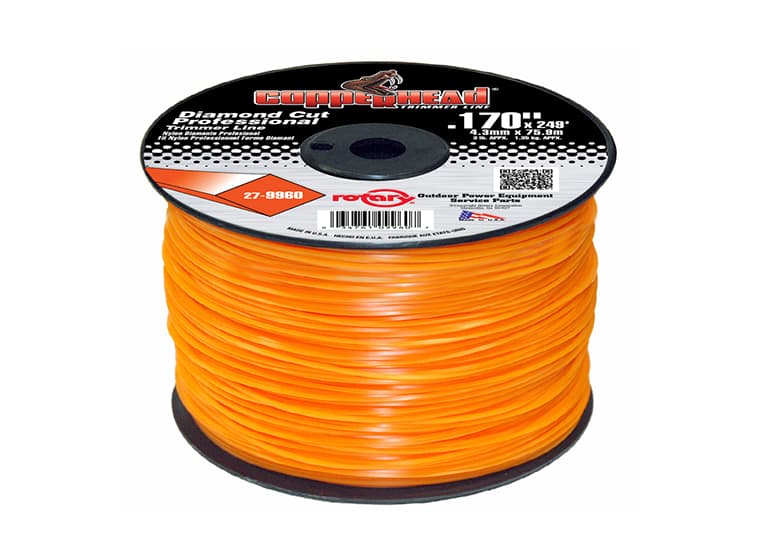 9960 TRIMMER LINE .170 3#SPOOL ORANGE DIAMOND