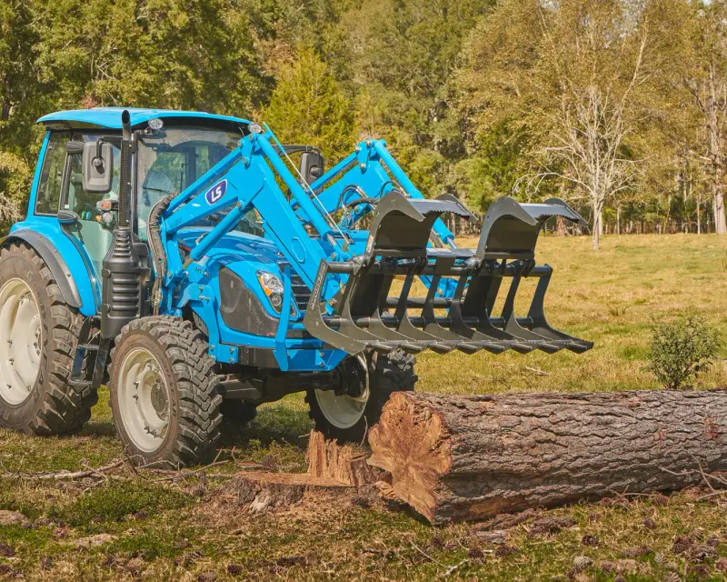 Tractor implements on the Dykes Motors lot