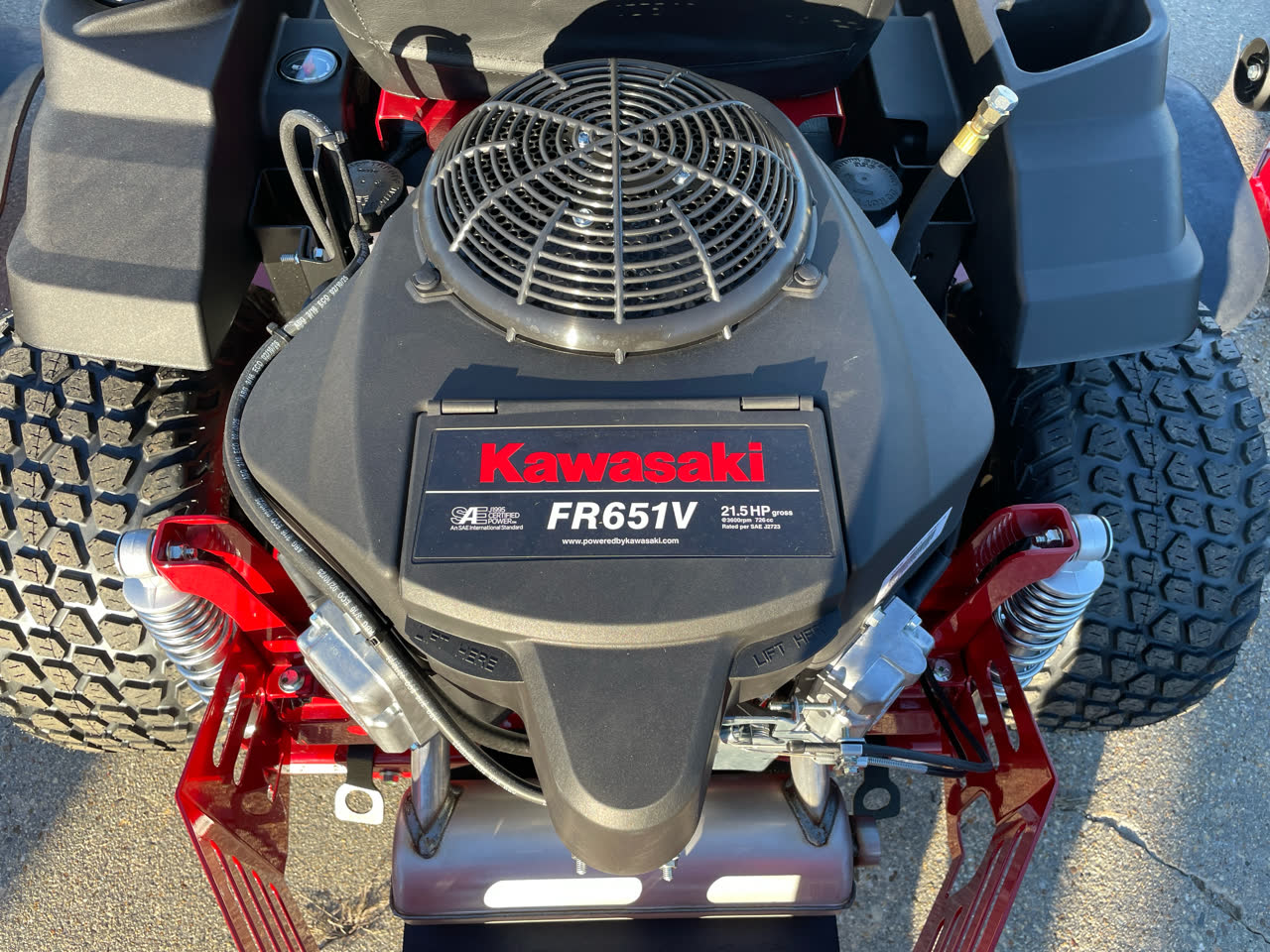 Vanguard engine on a Ferris mower serviced at Dykes Motors in Collins MS