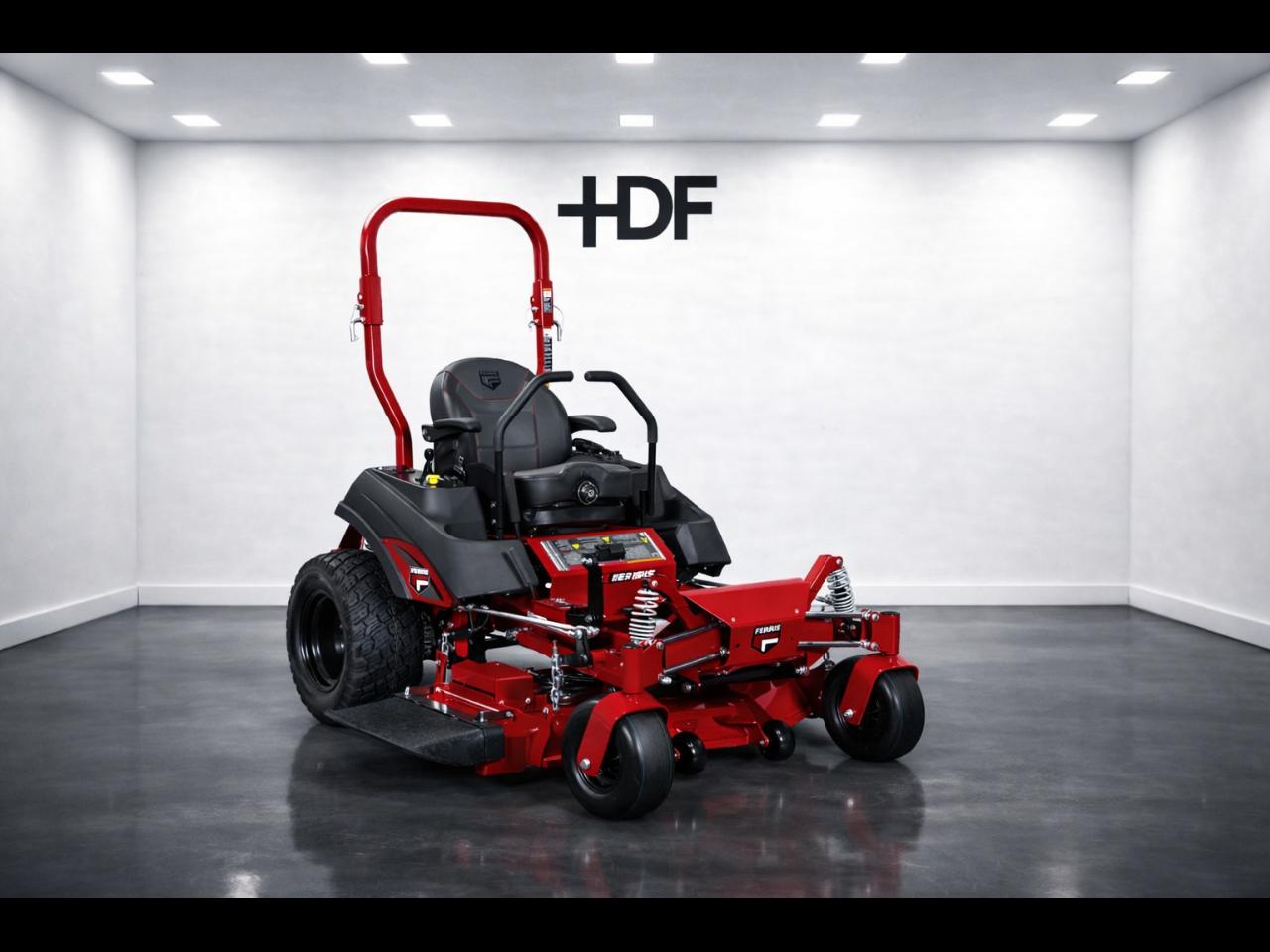 Ferris ISX 800 zero turn mower on a commercial property