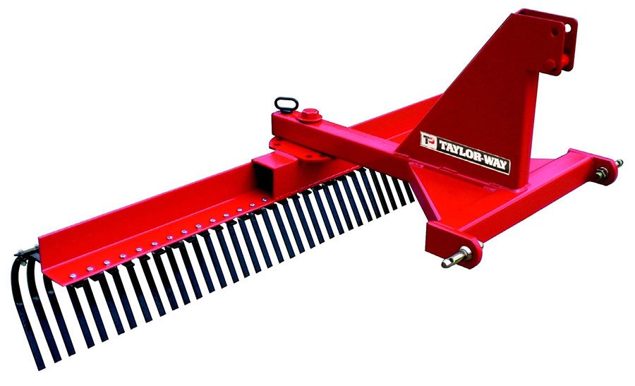 Taylor Pittsburgh 5 ft Landscape Rake (Square Tube Frame) 233-TYR-60