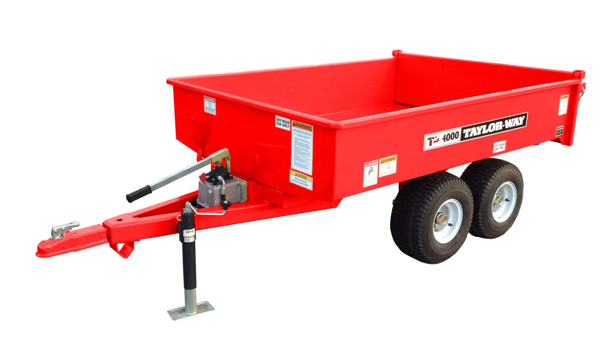 Taylor Pittsburgh 1.5 Ton Sub-Compact Dump Trailer 4000-1.5T-MP