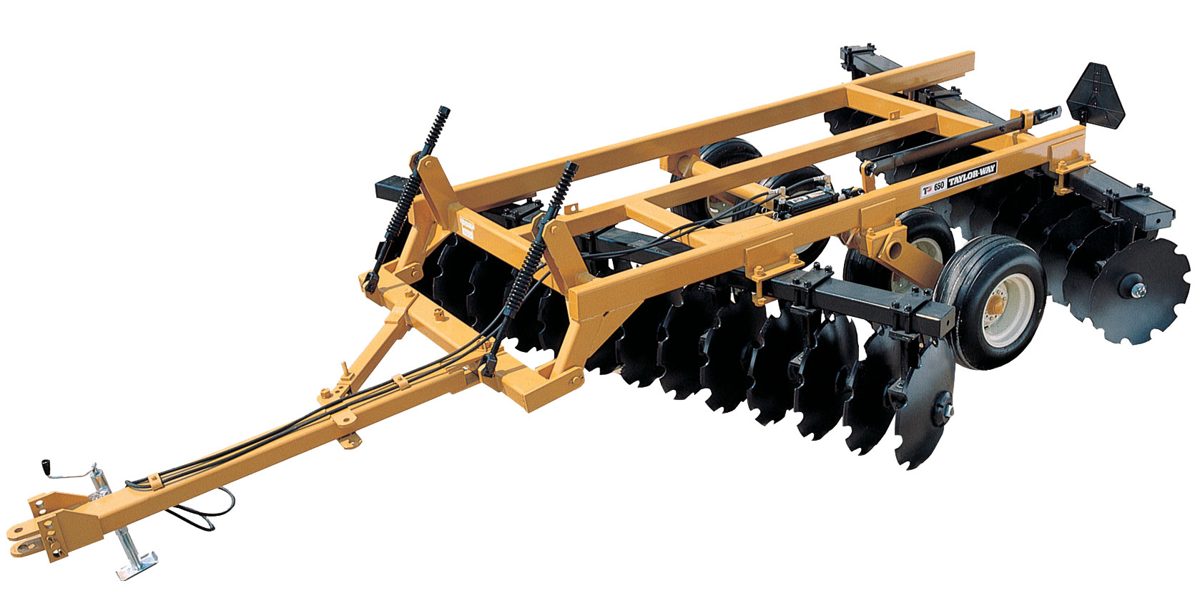 Taylor Pittsburgh Narrow Frame, 12 ft 0 in Heavy Duty Offset Disc Harrow (650 Series) 650-F-33-9-24CF